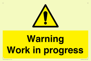 Warning Work in progress